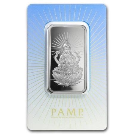 1 oz PAMP Suisse Silver Bar - Lakshmi