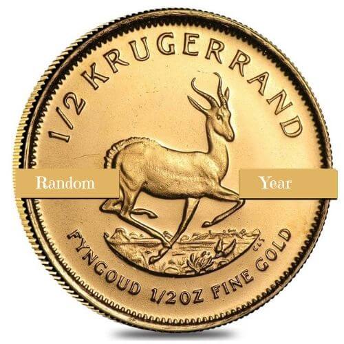 1/2 oz South African Gold Coin Krugerrand