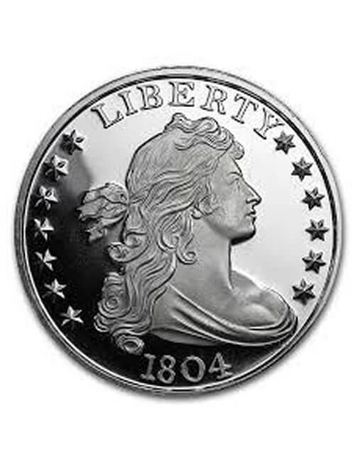 1 Oz Silver Round - 1804 Liberty