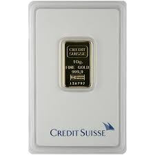 10 Gram Gold Bar - Credit Suisse (In Assay)