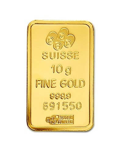 10 Gram Gold Bar - PAMP Suisse