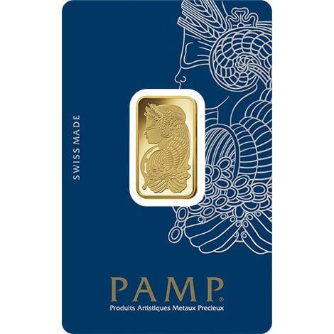 10 Gram Gold Bar - PAMP Suisse Lady Fortuna (In Assay)