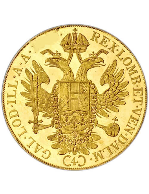 4 Ducats Gold Coin - Austrian