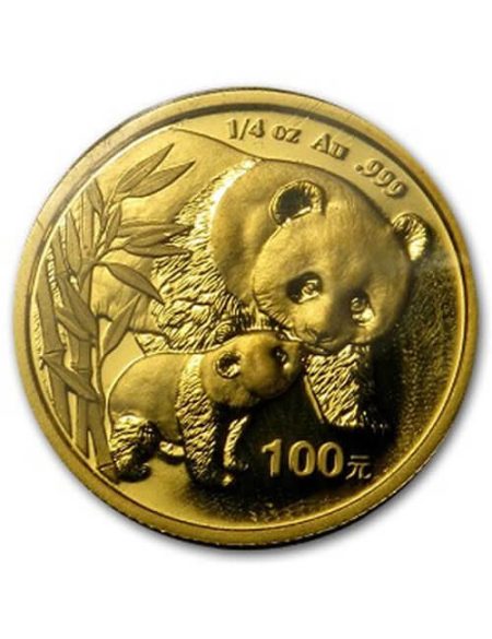 Chinese Panda 1/4 Oz Gold Coin