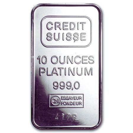 10 Oz platinum Bar-Secondary Market