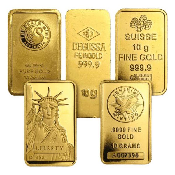 10 gram Gold Bar Secondary Market