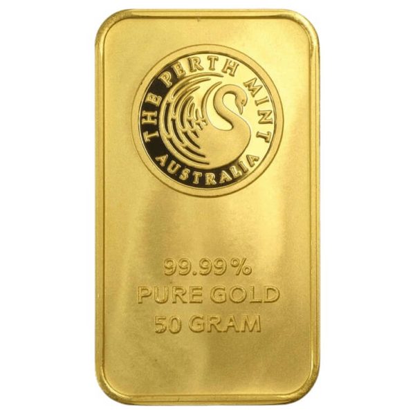 50 gram Gold Bar - Secondary Market front