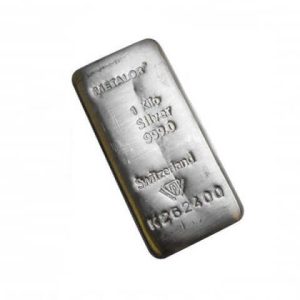1 kilo metalor silver bar