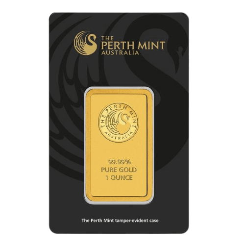 1 oz Gold Bar Perth Mint (In Assay)