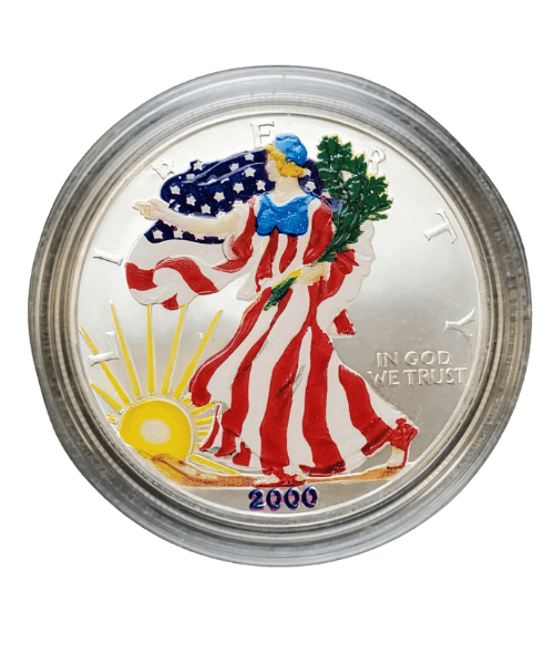 Colorized 1 oz American Eagle Coin