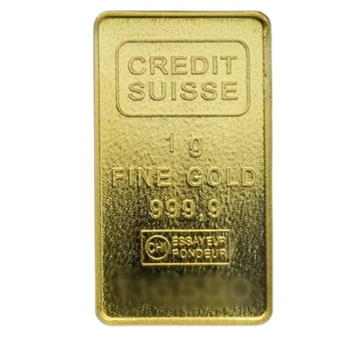 Credit Suisse 1 gram gold bar Statue of Liberty (New Assay)