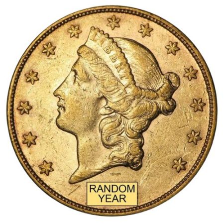 Double Eagle $20 Liberty Gold XF (Random Year)