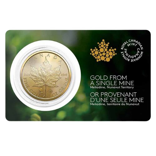 1 oz Gold Maple Leaf Single Sourced Mine 2022 RCM BU (Assay Card)
