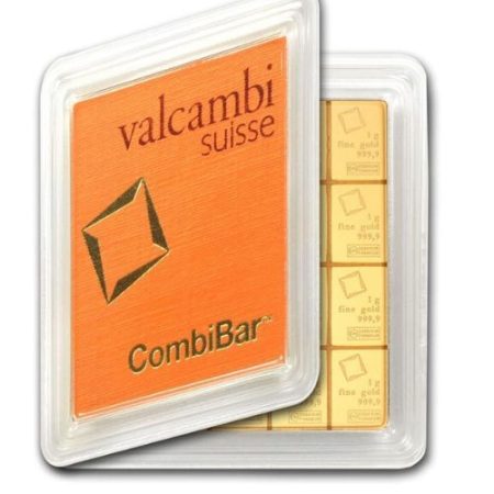 20 x 1 gram Gold Valcambi CombiBar™ (In Assay)