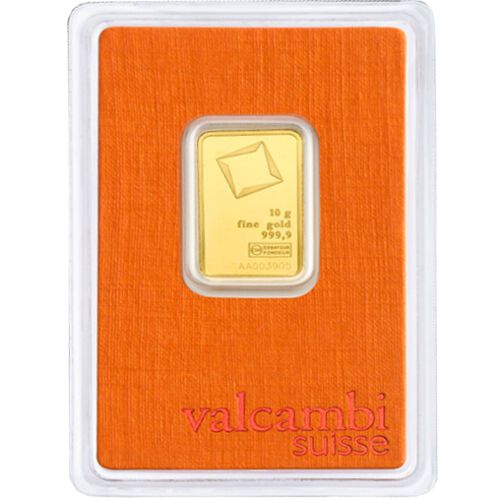 10 gram Gold Bar - Valcambi(In Assay, New)