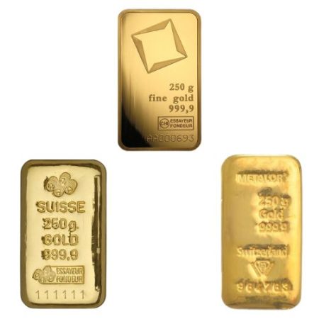250 gram secondary market gold bar