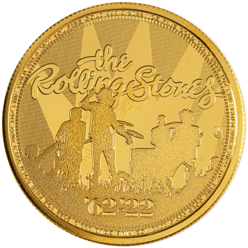 1 oz Rolling Stones Gold Coin - 1