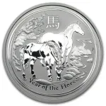 1/2 Oz Silver Australian Lunar Horse Coin