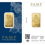 1/2 oz PAMP Fortuna Gold Minted Bar