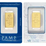 1/2 oz PAMP Suisse Rosa Gold Bar