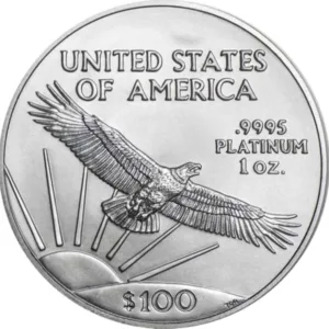 1oz American Platinum Eagle Coin BU (Random Year, 1997-2023)