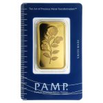 1 oz PAMP Suisse Rosa Gold Bar (In Assay)