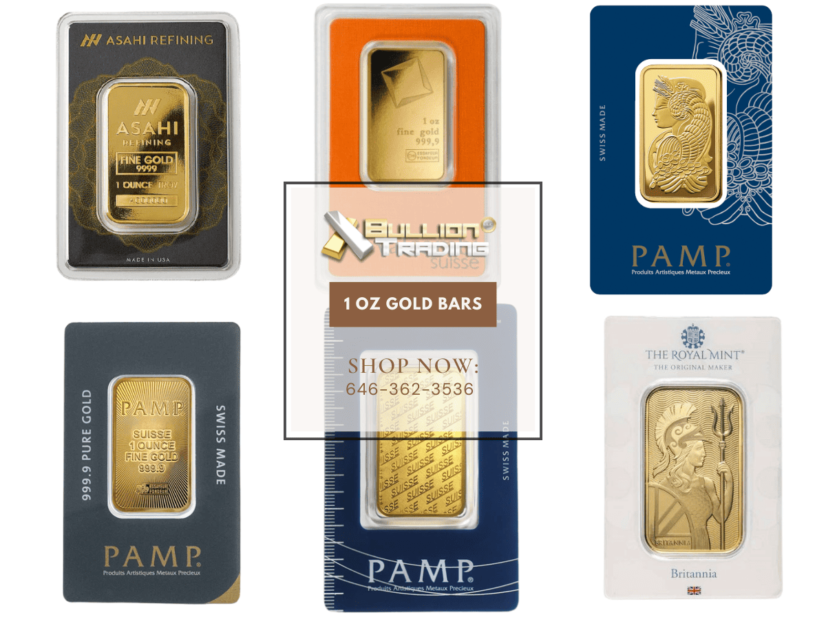 1 oz Gold Bars