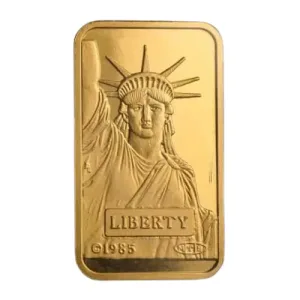10 gram Credit Suisse Gold Bar Statue of Liberty (In Assay)