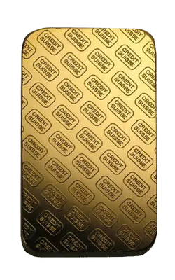 10 oz Credit Suisse Gold Bar (Without Assay)
