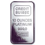 10 Oz Platinum Bar – Secondary Market