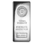 100 oz Silver Bar Royal Canadian Mint(.9999 fine,New)