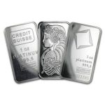 1 Oz Platinum Bar (Random Brand) W Assay