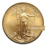 1/10 oz Gold American Eagle Coin(Random Year)