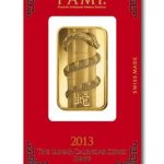 2013 PAMP Suisse White Snake 1 Oz Gold Bar  (In Assay)