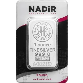 1 oz Nadir .999 Silver Bar - Image 3