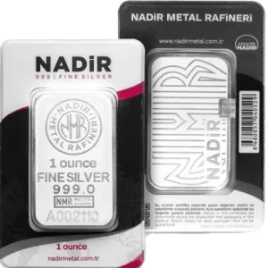 1 oz Nadir .999 Silver Bar