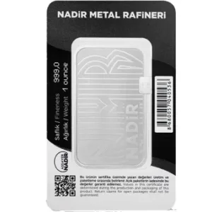 1 oz Nadir .999 Silver Bar