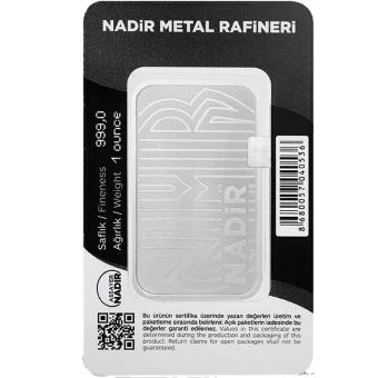 1 oz Nadir .999 Silver Bar - Image 2