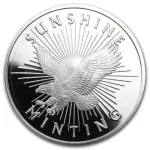 1 Oz Silver Round – Sunshine Mint
