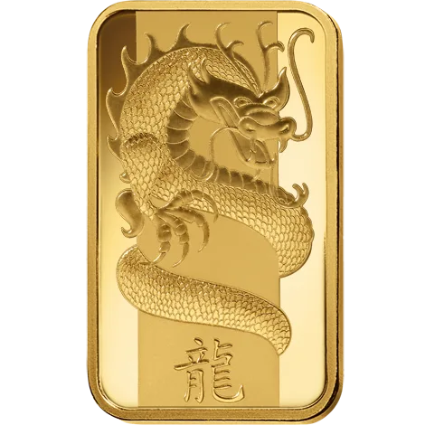 1 Oz Gold Bar - PAMP Suisse Dragon (In Assay) - Image 3