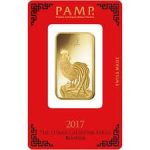 1 oz Gold Bar – PAMP Suisse Year of the Rooster (In Assay)