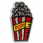 PAMP 1 oz Silver $2 Burton Morris – Popcorn Coin Pop!