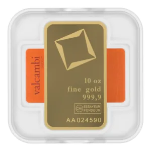 10 oz Valcambi Suisse Gold Bar (w/Assay)