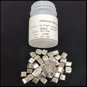 JM 95.2 Pt. /4.8% Ru - Platinum Casting Grain (Per Ounce)