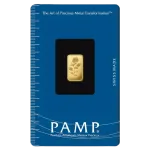 1 Gram PAMP Gold Rosa Bar