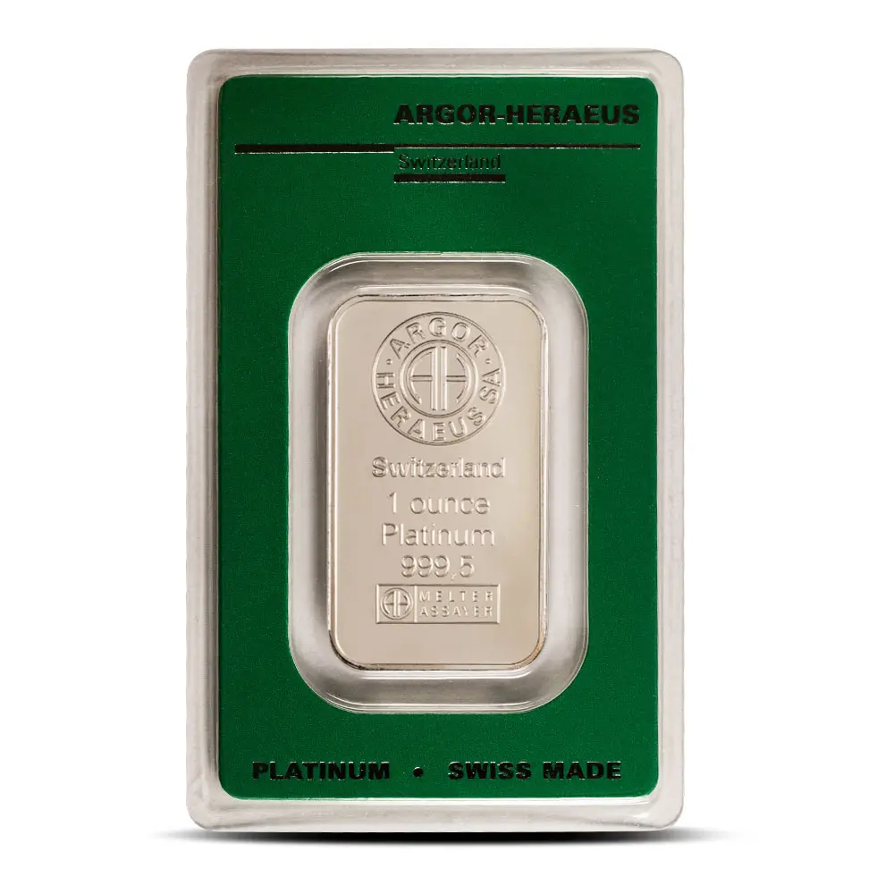 1 Oz Platinum Bar (Random Brand) W Assay - Image 3