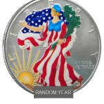 1 oz Silver American Eagle $1 Colorized Coin (Random Year)