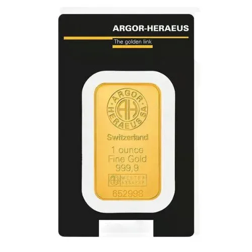 1 oz Argor Heraeus Gold Bar (In Assay)