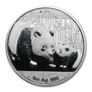 1 oz Silver Chinese Panda Coins Random Years
