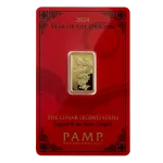 2024 Year of the Dragon – 5g Gold Bar